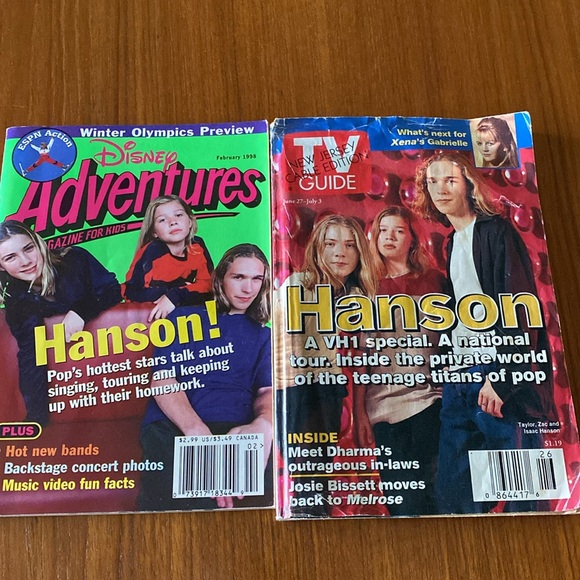 VTG Hanson Set of 2 VHS Tapes & 7 Books - Picture 12 of 14